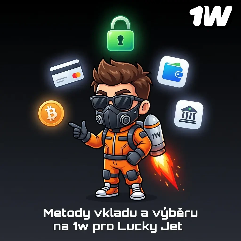 Cryptocurrency payment methods for Lucky Jet on 1win platform showing BTC, ETH, and other crypto deposit options