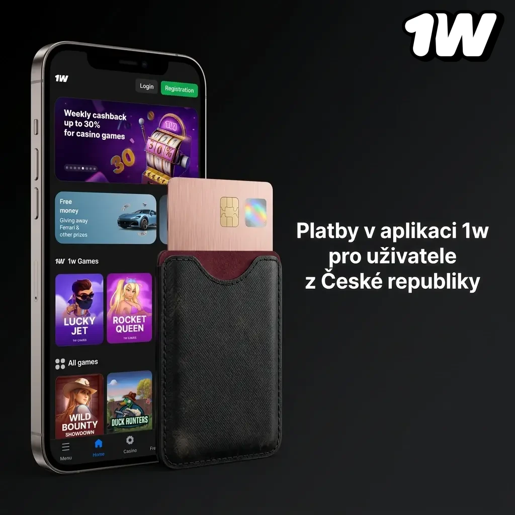 1w app payment methods for Czech Republic users: crypto, Visa, Mastercard, Skrill, Neteller, bank transfer