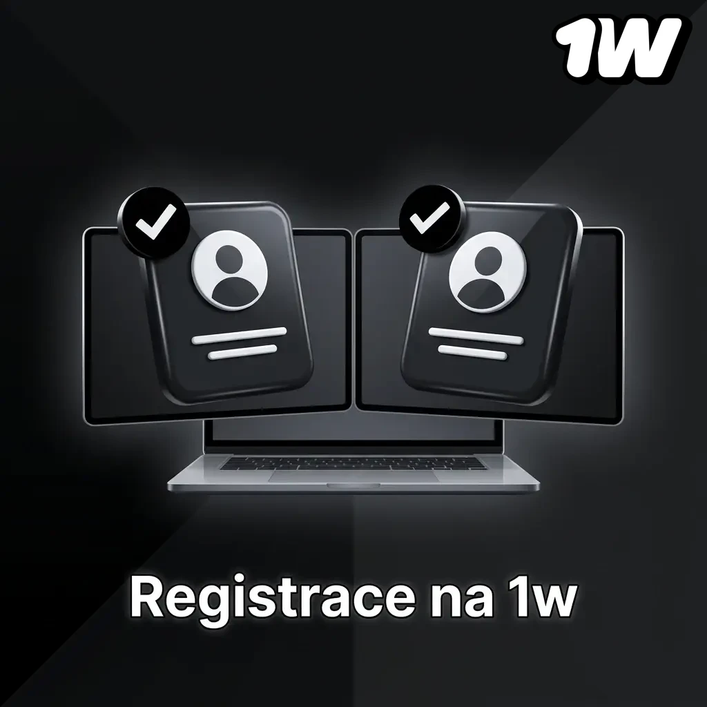 User registration form on 1w platform with steps for sports betting, casino access, and 600% welcome bonus